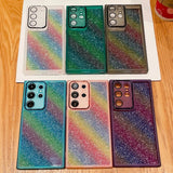 Luxury Rainbow Glitter Samsung Galaxy Cases