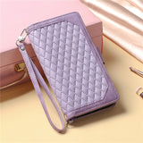 Trendy Lanyard Zipper Wallet Samsung Galaxy Case - HoHo Cases For Samsung Galaxy S23 / purple