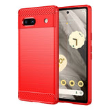 Classic Shockproof Silicone Google Pixel Case - HoHo Cases For Google Pixel 7A / Red