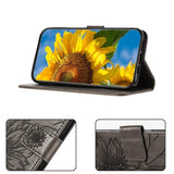 Wallet Sunflower Anti Drop Google Pixel Case