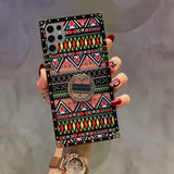 Ethnic Style Ring Stand Holder Samsung Galaxy Case - HoHo Cases For Samsung Galaxy S8 / C