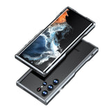 Luxury Metal Frame Samsung Galaxy Case - HoHo Cases For Samsung Galaxy S23 Ultra / Grey
