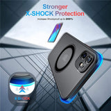 Luxury Magnetic Shockproof Matte iPhone Case