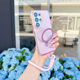 Acrylic Shockproof Samsung Cases with Strap