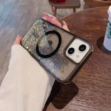 Glitter Liquid Quicksand Magsafe iPhone Case