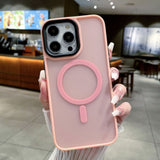 Luxury MagSafe Shockproof Matte Candy iPhone Case