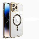 Luxury Transparent MagSafe iPhone Case - HoHo Cases For iPhone 11 / Dark Purple