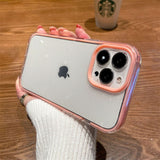 Candy Color Border Transparent iPhone 15 Cases