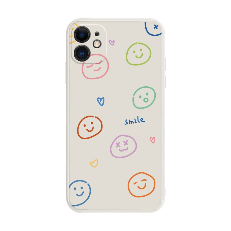 Cute Smile Silicone Samsung Galaxy Case - HoHo Cases Samsung Galaxy S22 Ultra / B