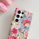 Retro Leaves Flowers Samsung Galaxy Case - HoHo Cases