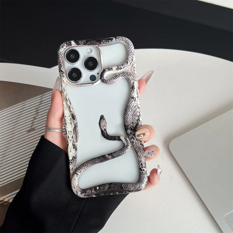 3D Painting Simulation Snake iPhone Case