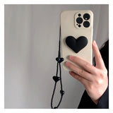 Wrist Bracelet 3D Heart Samsung Galaxy Case