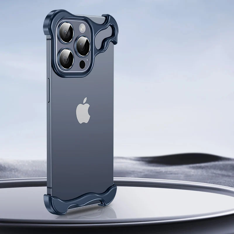 Metal Rimless Titanium Alloy iPhone Case – HoHo Cases