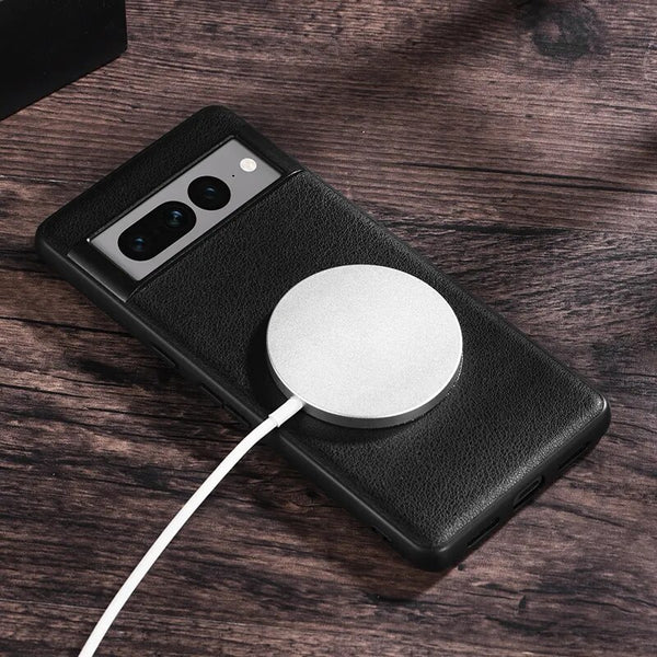 MagSafe Premium PU Leather Google Pixel Case