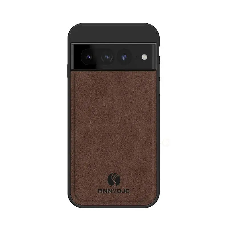 Sheepskin Leather Case Google Pixel Case - HoHo Cases Google Pixel 8 Pro / Brown