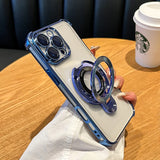 Luxury Plating Acrylic MagSafe iPhone Case