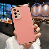 Luxury Plating Edge Samsung Galaxy Case - HoHo Cases Samsung Galaxy S22 / Pink
