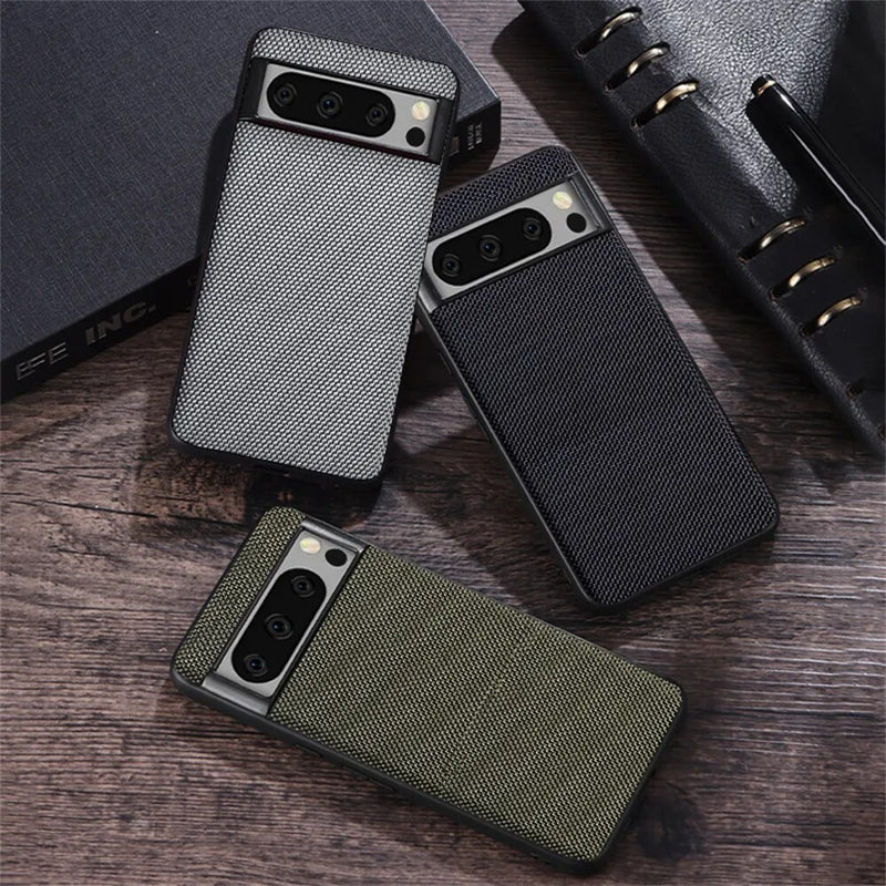 Luxury Woven Nylon Google Pixel Case