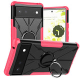 Armor Shockproof Google Pixel Case with Ring - HoHo Cases For Google Pixel 6 / Pink