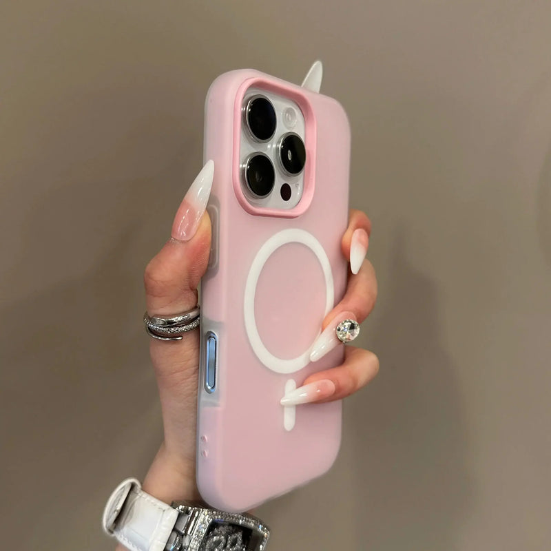 Luxury Candy Color MagSafe Matte iPhone Case