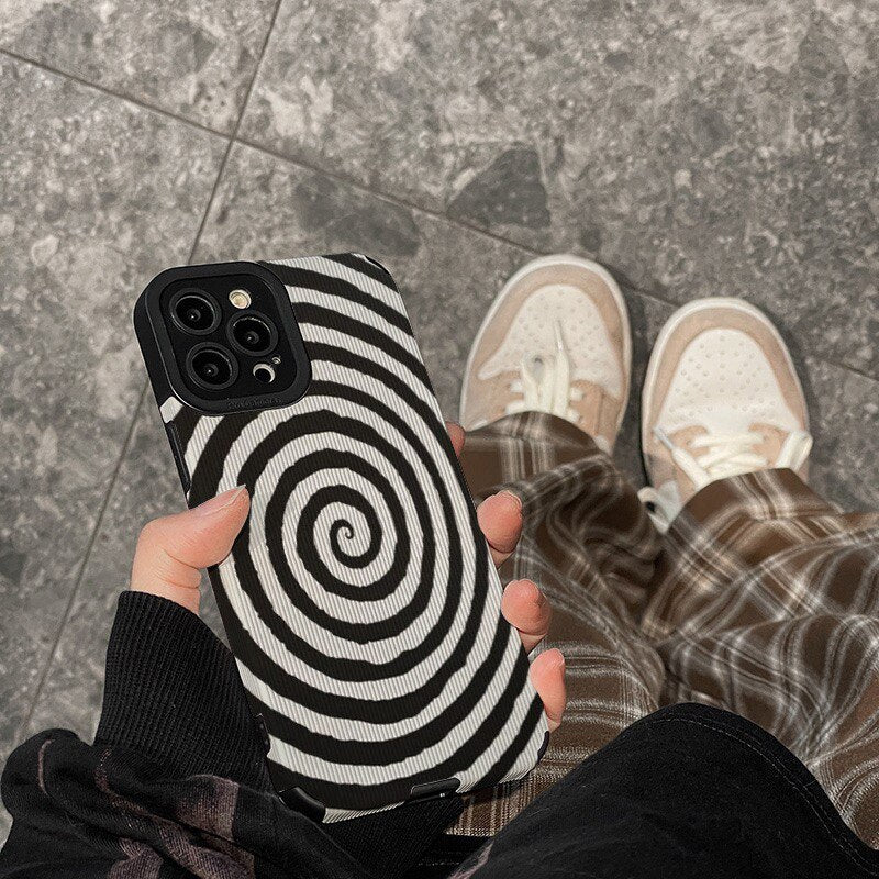 Fashion Spiral-Pattern iPhone Case - HoHo Cases