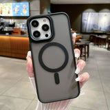 Luxury MagSafe Shockproof Matte Candy iPhone Case