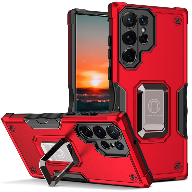 Heavy Duty Shockproof Samsung Galaxy Case - HoHo Cases For Samsung Galaxy S20 FE / Red