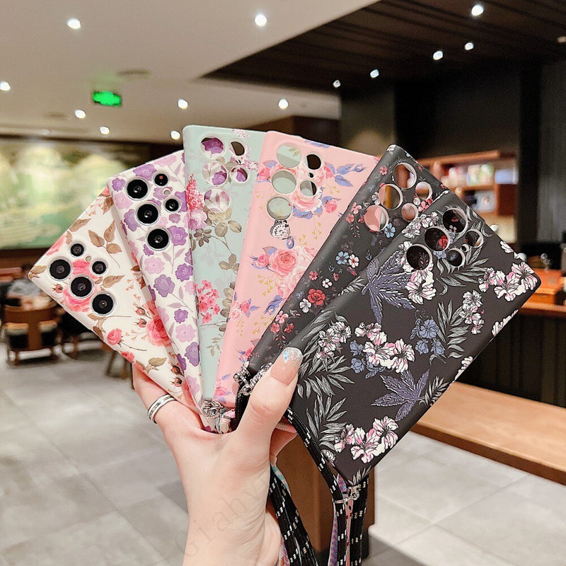 Flowers Wrist Bracelet Samsung Galaxy Case - HoHo Cases