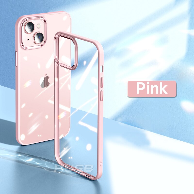 Luxury Metal Armor Transparent iPhone Case - HoHo Cases