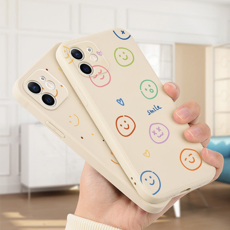Cute Smile Silicone Samsung Galaxy Case - HoHo Cases