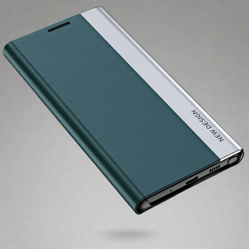 Plating Leather Magnetic Flip Samsung Galaxy Case - HoHo Cases