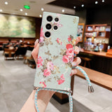 Flowers Wrist Bracelet Samsung Galaxy Case - HoHo Cases For Samsung Galaxy S23 / D