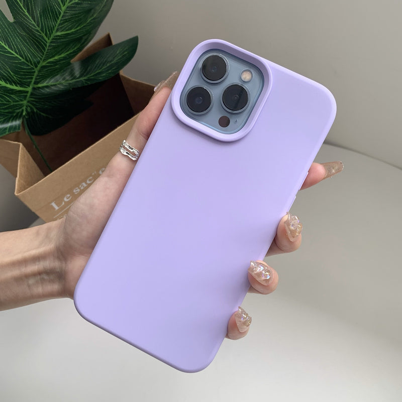 Liquid Silicone Matte iPhone Case