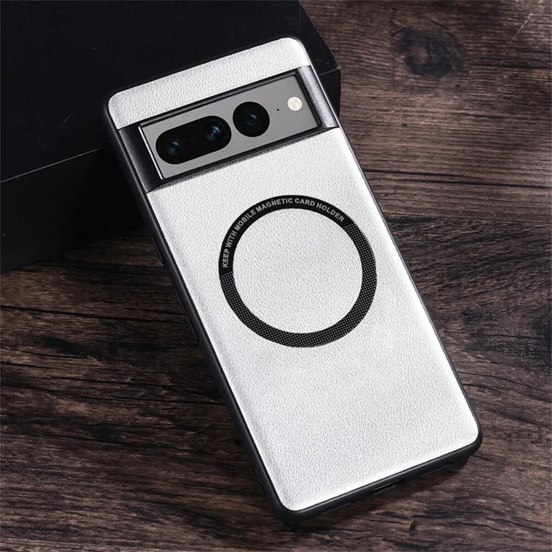 Magsafe Magnetic Luxury Google Pixel Case - HoHo Cases Google Pixel 8 Pro / White