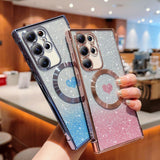 Luxury Heart Plating Samsung Galaxy Case - HoHo Cases