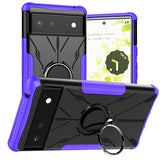 Armor Shockproof Google Pixel Case with Ring - HoHo Cases For Google Pixel 6 / Purple