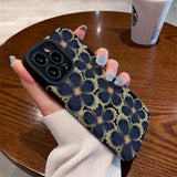 Fashion Dark Graffiti Flower iPhone Case - HoHo Cases