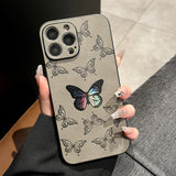 Luxury Cortex Astronaut iPhone Case - HoHo Cases For iPhone 14 / Grey Butterfly