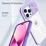 Luxury Transparent MagSafe iPhone Case with Camera Cover - HoHo Cases