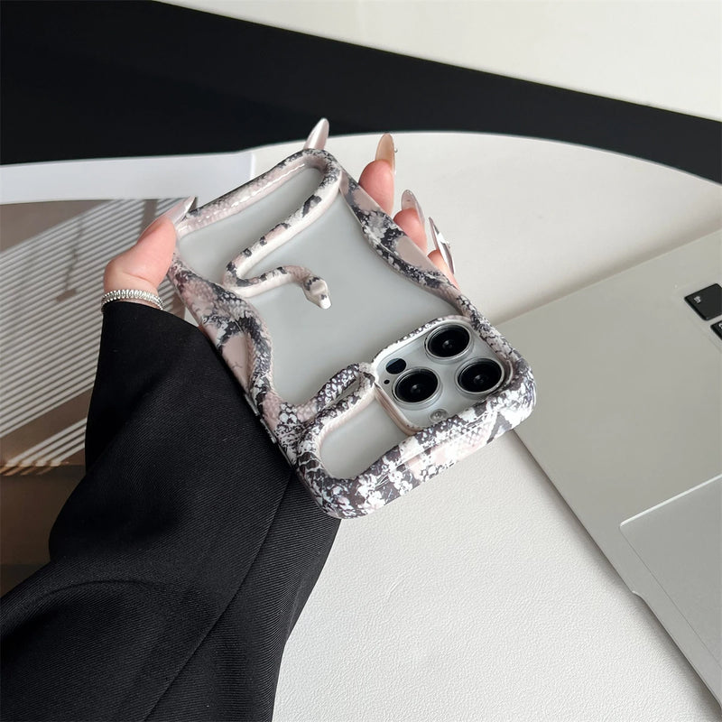 3D Painting Simulation Snake iPhone Case