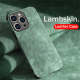 Luxury Shockproof Matte Lambskin iPhone Case - HoHo Cases
