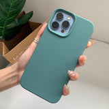 Luxury Liquid Silicone Pastel iPhone Case - HoHo Cases For iPhone 11 Pro / Pine