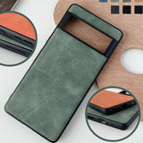 Fashion Matte PU Leather Google Pixel Case
