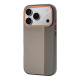 MagSafe Two Tone Spliced Leather iPhone Case