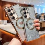 Luxury Heart Plating Samsung Galaxy Case - HoHo Cases