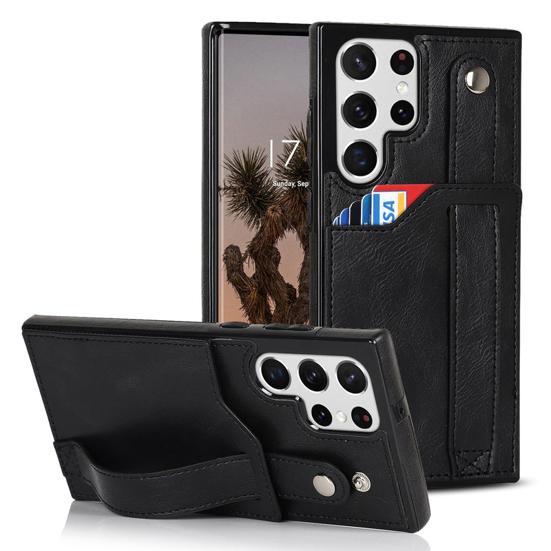 Wrist Strap Wallet Samsung Galaxy Case