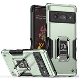 Military Hybrid Armor Google Pixel Case - HoHo Cases For Google Pixel 7 / Green