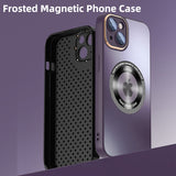Matte Breathable Mesh MagSafe iPhone Case