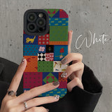 Fashion Painted Pictorial iPhone Case - HoHo Cases B / For iPhone 14 Pro Max(6.7")