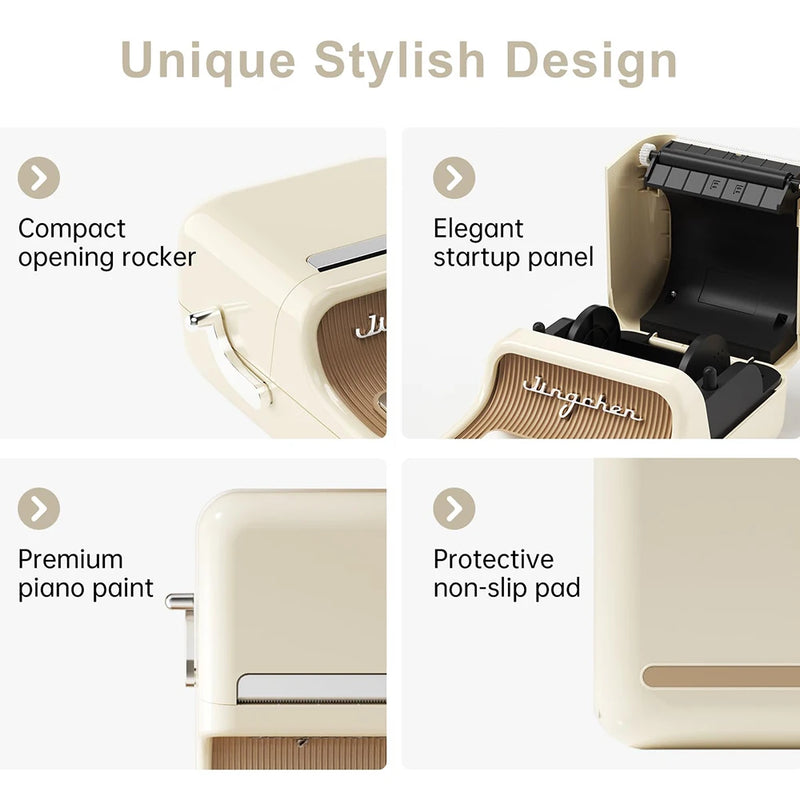 Portable Bluetooth Label Printer with Auto Identification